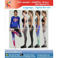 Vêtements de sport pour femmes Gym Fitness Wear Ensemble haut et legging sans couture